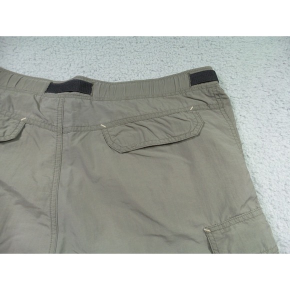 REI Pants Mens Size M 35 X 31 Green Convertible Cargo Belted Ankle Zip UPF 50+ - Picture 11 of 16